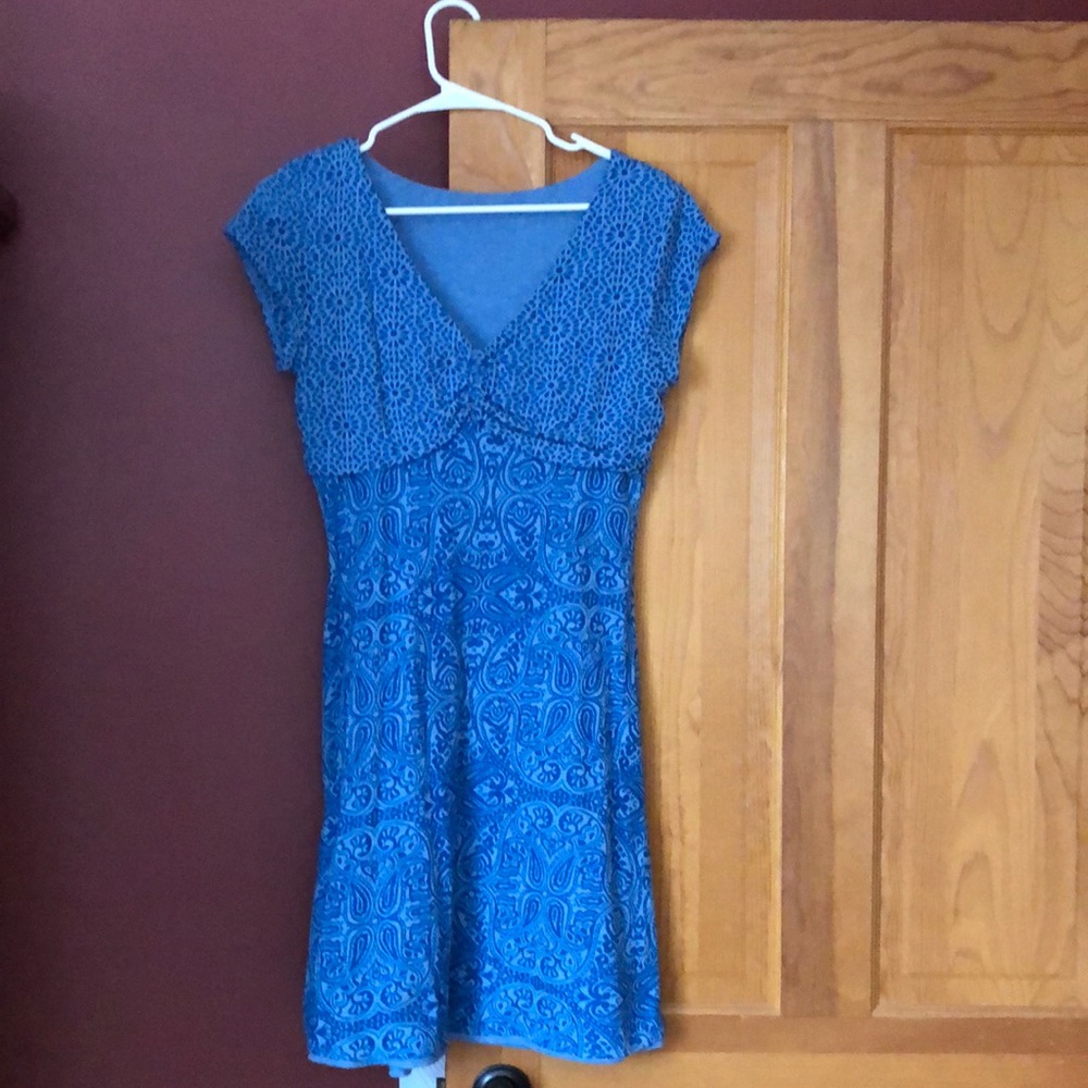 Athleta cotton paisley summer dress